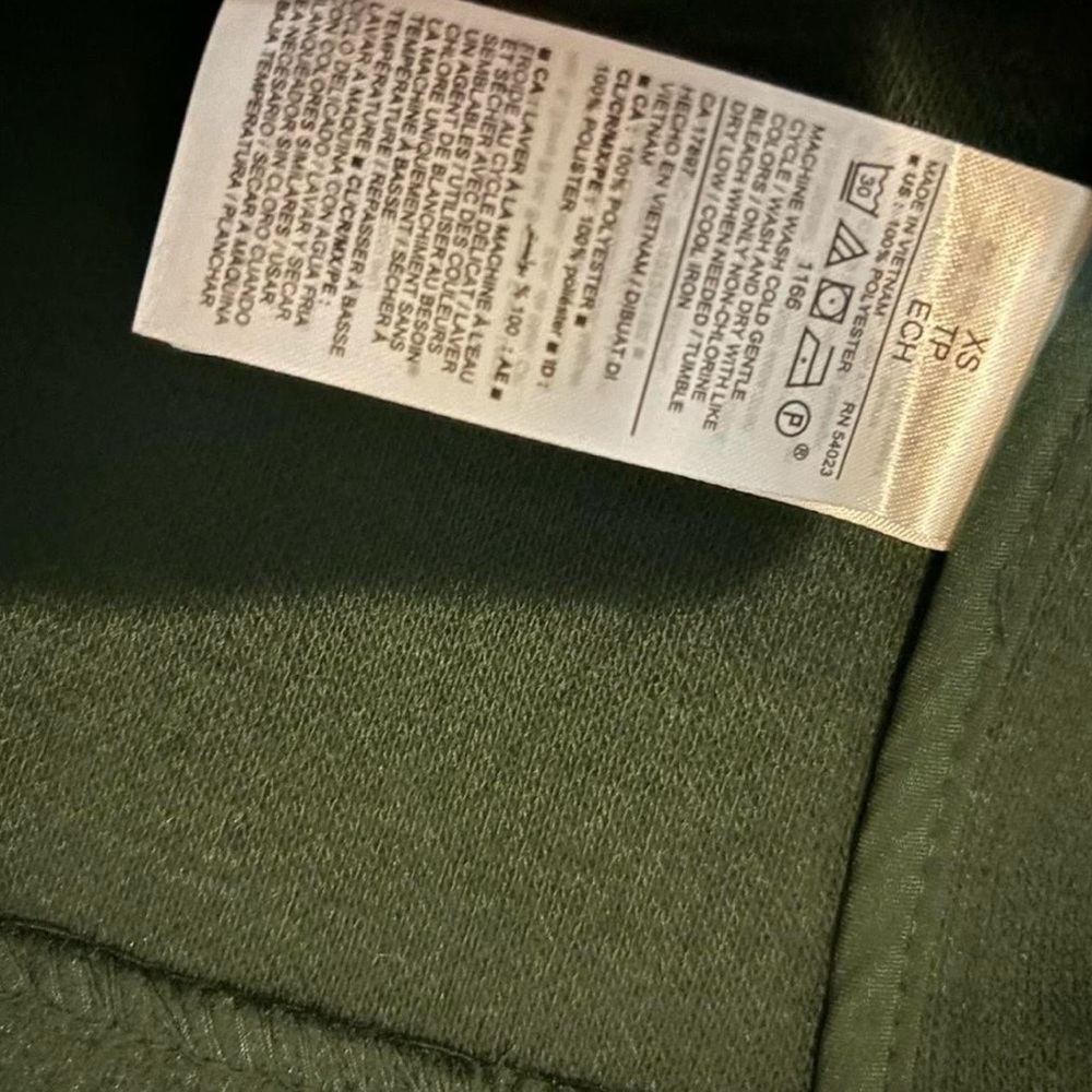 Old Navy Women's Forest Green Trench Coat - Picture 4 of 4